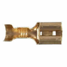 Push-On Terminal with Locking Tag - 6.30mm for 1.00-2.50mm² cable Pk 50