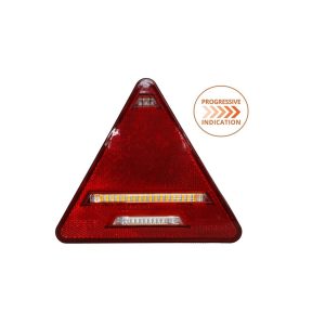 Durite Triangular Trailer Rear Combination Lamp  Right Side - 12/24v