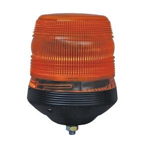 Amber Flashing Beacon with Single Bolt Fixing - 12/24V