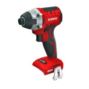 Durite 200Nm Fast Charge 1/4" Brushless Impact Screwdriver - 20VDC (Screwdriver Only- Battery Not Included)