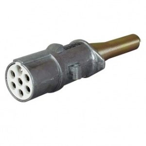 Durite 24V 7 Pin Alloy Trailer Socket