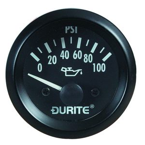 Oil Pressure Gauge with Sender 52mm - 24V