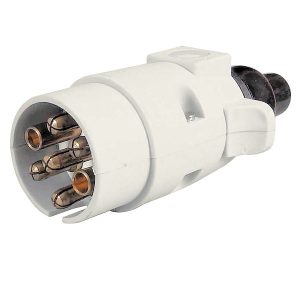 Durite 7 Pin Plastic Caravan Plug - 12V
