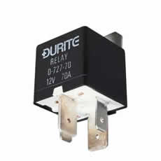 Durite Mini Heavy Duty Make/Break Sealed Relay 70A 12V