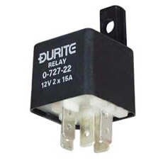 Durite Mini Change Over Relay 20A / 30A 12V with Diode