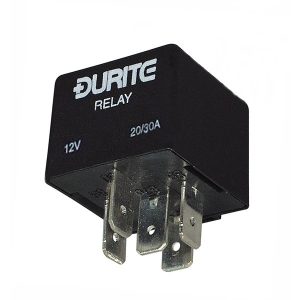 Durite Mini Change Over Relay (A Term) Sealed 20/30A 12V + Res