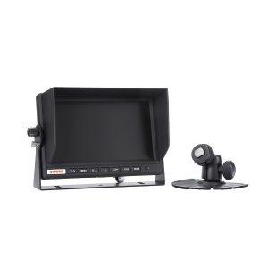 7" Split Screen CCTV Monitor (2 camera inputs with fan bracket) - 12/24V