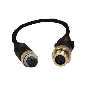 Adaptor 4 Female 4 Pin Screw Connector to Female S Video Screw Connector