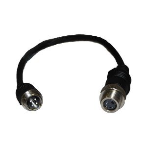 Adaptor 1 Female S Video Screw Connector to Male 4 Pin Screw Connector