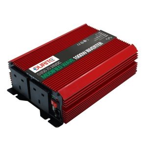 Durite 1000W 12V or 24V DC to 230V AC Compact Modified Wave Voltage Inverter