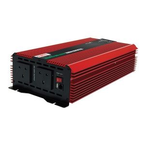 Durite 2000W 12V or 24V DC to 230V AC Compact Modified Wave Voltage Inverter