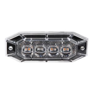 Durite R65 LED 8 Amber Warning Light (11 Flash Patterns)