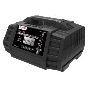 Durite 12A 9 Step Fully Automatic Digital Battery Charger Maintainer - 12/24V