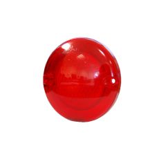 95mm Red Round Reflex Reflector with 2 Hole Fixing