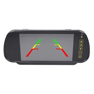 Durite 7" 1080p AHD Mirror Monitor (2 camera inputs) - 12/24V