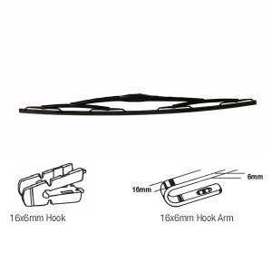 Durite Heavy-Duty 36" 900mm Wiper Blade - Hook Fitting