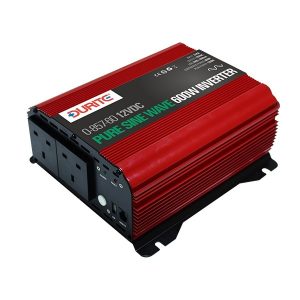 Durite 600W 12V DC to 230V AC Compact Pure Sine Wave Voltage Inverter