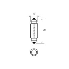thumbnail interactive-video image 1 of 10 Pack 12v 5w 239 Festoon Bulbs (38mm) For Car Interior, Number Plate & Boot Light 1 of 4
