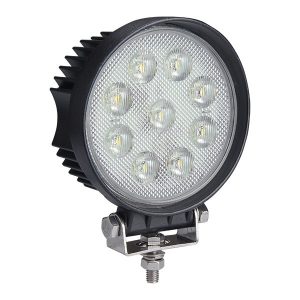 Super Bright Round 9 x 6W COB LED Work Lamp - 12/24V, 4500Lm, IP69K