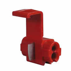 Red Scotchlok Butt Connectors - for 0.65-1.50mm² cable 50 pk