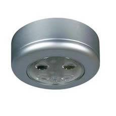 Silver LED Roof Lamp with Switch - 12/24V