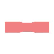 Red Pre-Insulated Heat-Shrink Receptacle Terminal - 4.00mm 25 pk