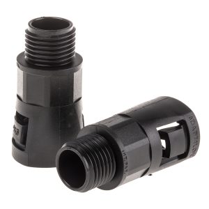 Adaptaflex AL13/M16/A/BL Straight Conduit Fitting - pack of 10